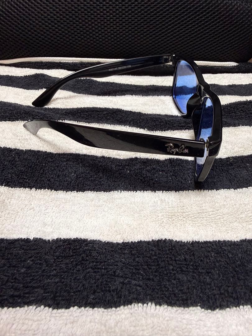 Ray-Ban レイバン サングラス RB4392D ブルーレンズ ケース付き