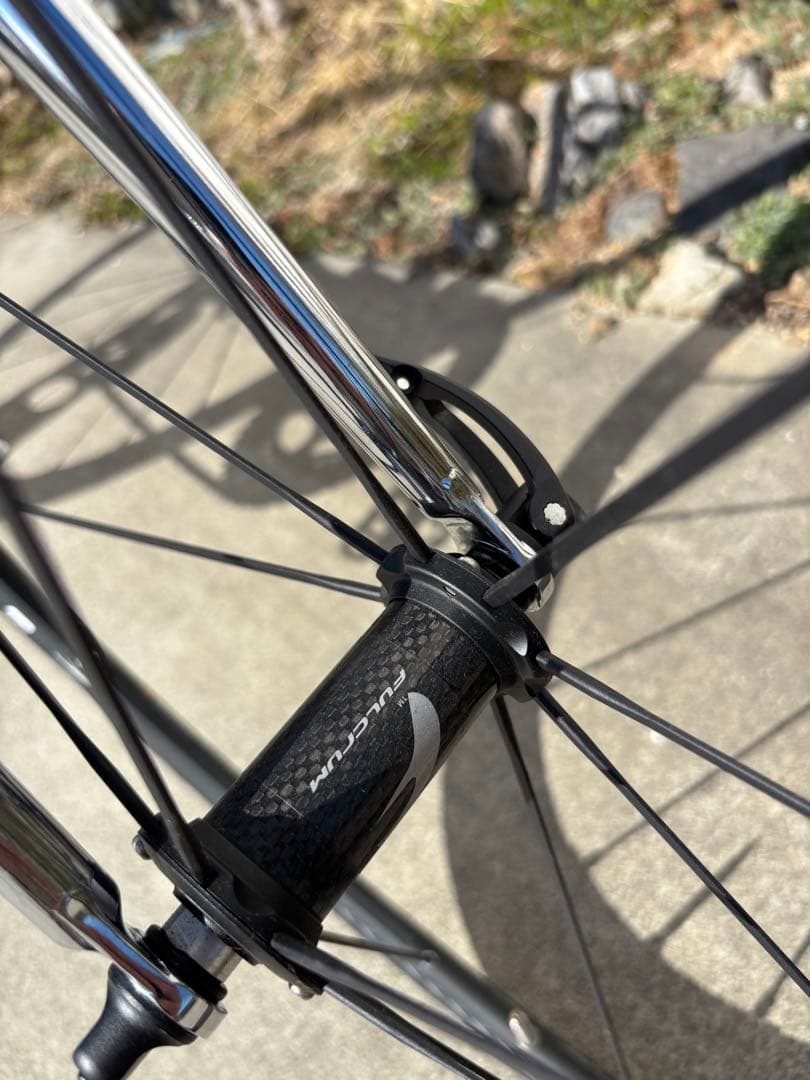 軽量クロモリ　ビバロ　スラムレッド22完成車　リムブレーキ　カーボンフォーク付