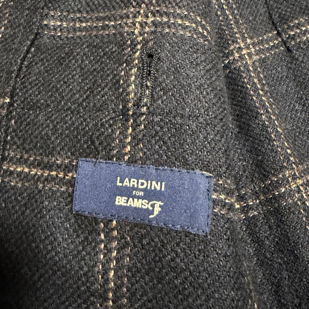 限定極美品　LARDINI for beamsF カシミヤ　麻　ブートニエール
