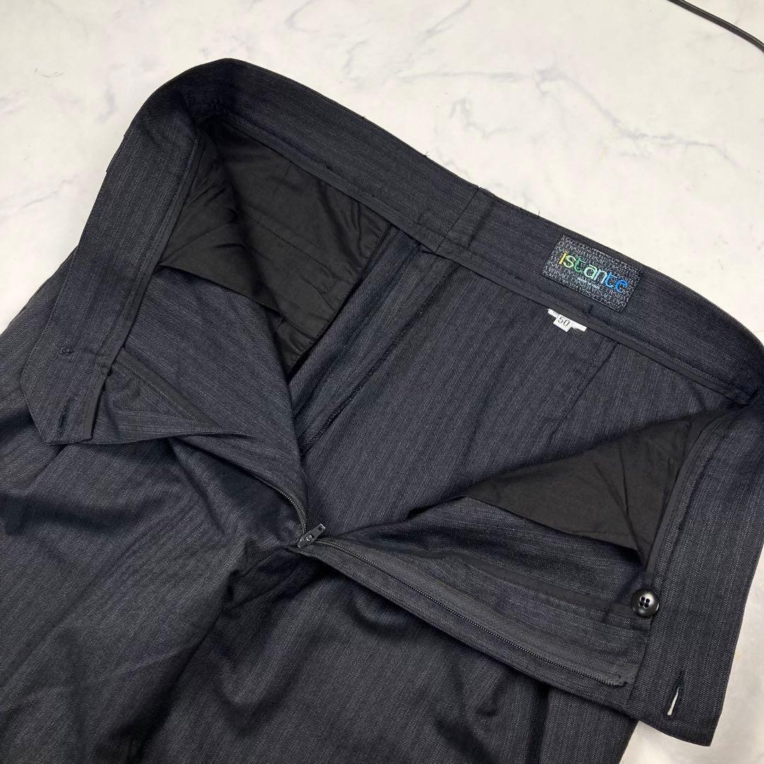 美品✨VERSACE ダブルスーツ セットアップ ストライプ 黒 Y2K