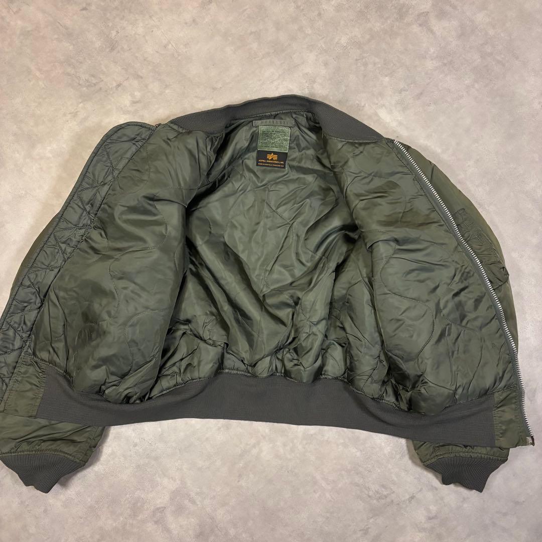 USA製 ALPHA アルファ MA-1 L IDEALジップ