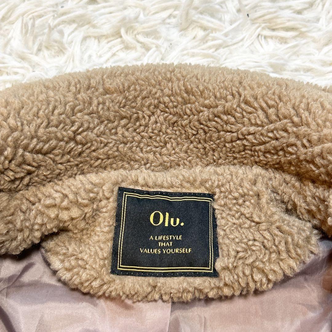 Olu. オルドット　テディロングボアコート　ブラウン　ロングコート　アウター