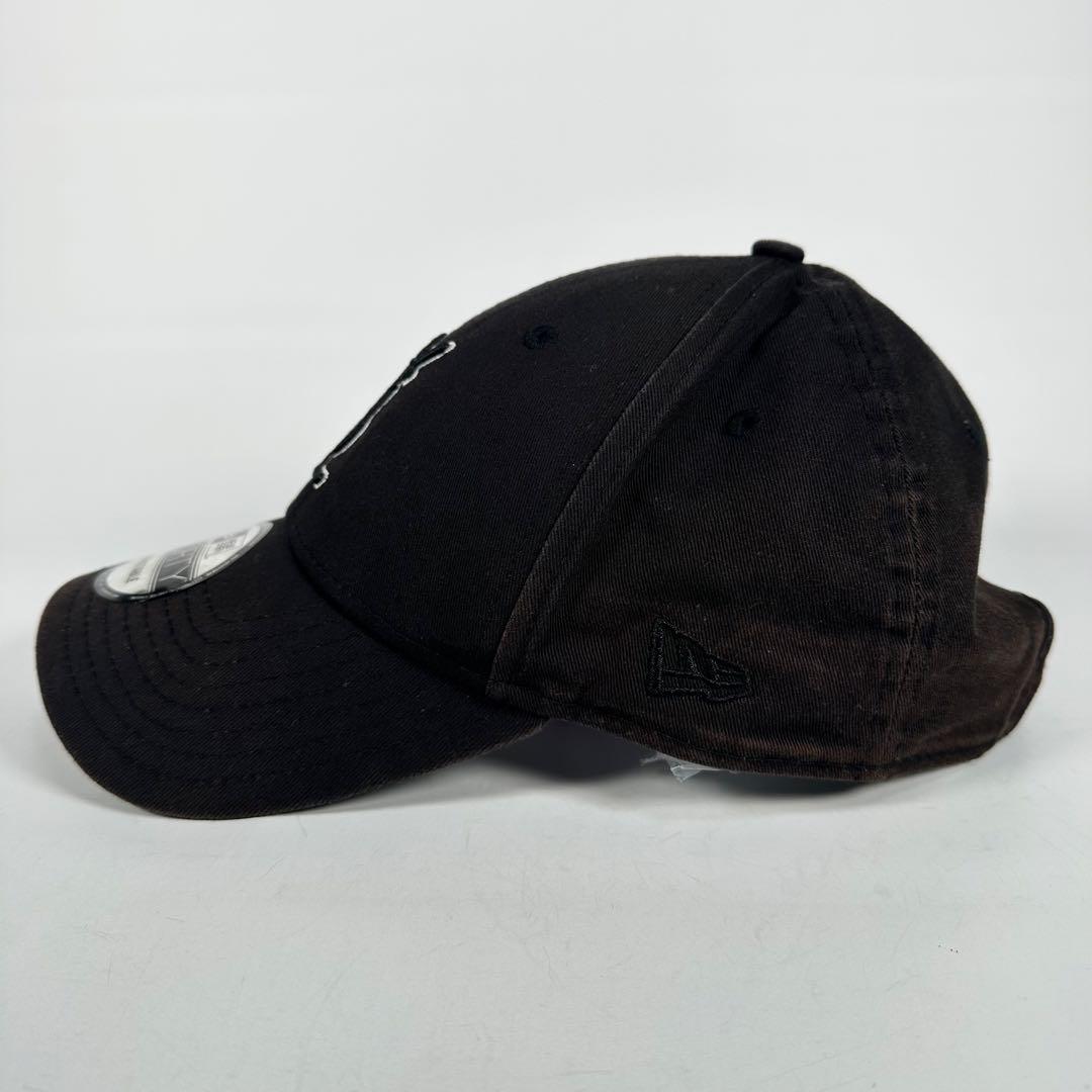 SAINT LAURENT NEWERA YSL キャップ 帽子 フェード 黒