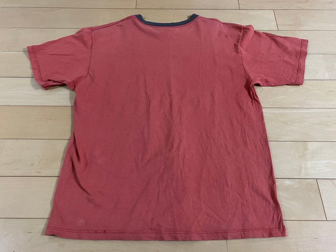パタゴニア　patagonia 赤　シュウ色　Tシャツ M ヴィンテージT 希少
