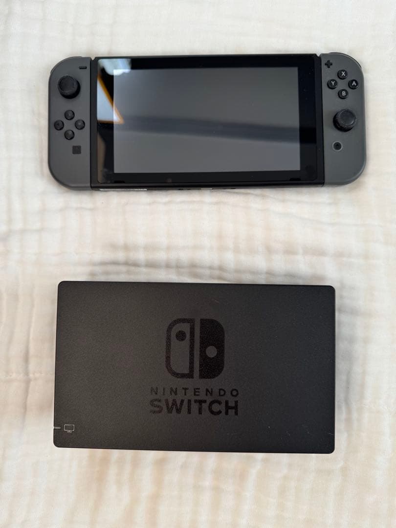 美品 Nintendo Switch グレー 本体＋付属品