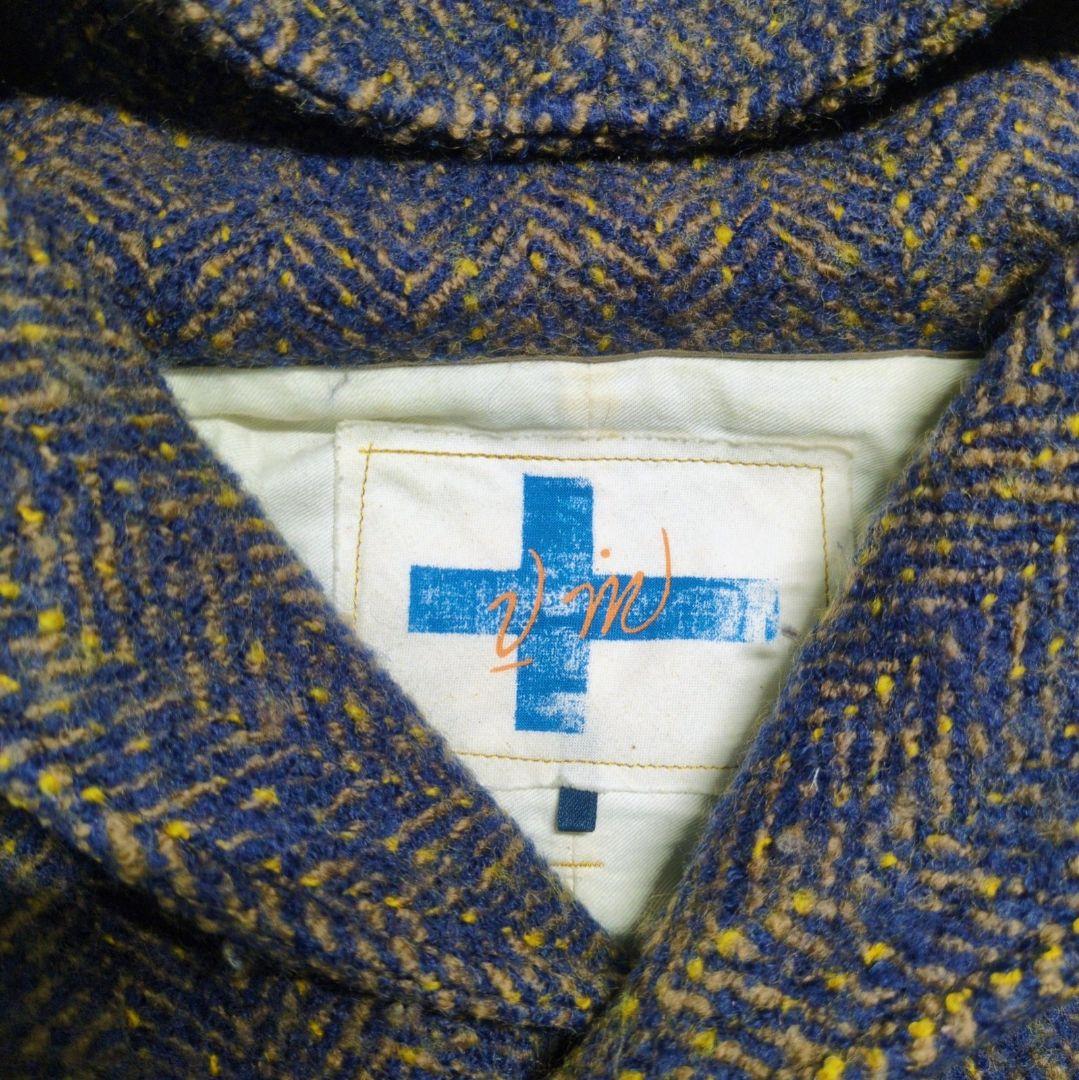 ジャケット・アウター vm PAL'LAS PALACE Wool Tweed Fooded Coat