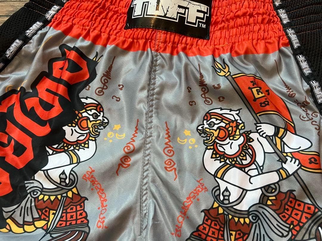 TUFFムエタイキックボクシングパンツXXL ハヌマーングレー