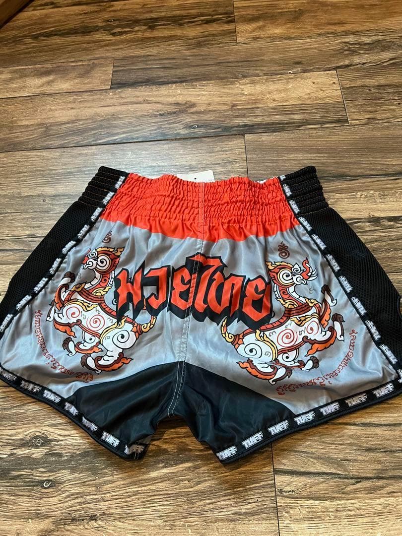 TUFFムエタイキックボクシングパンツXXL ハヌマーングレー