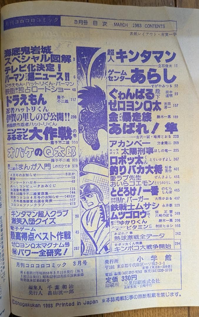 【超希少】月刊コロコロコミック 1983年 1月号〜7月号 7冊セット