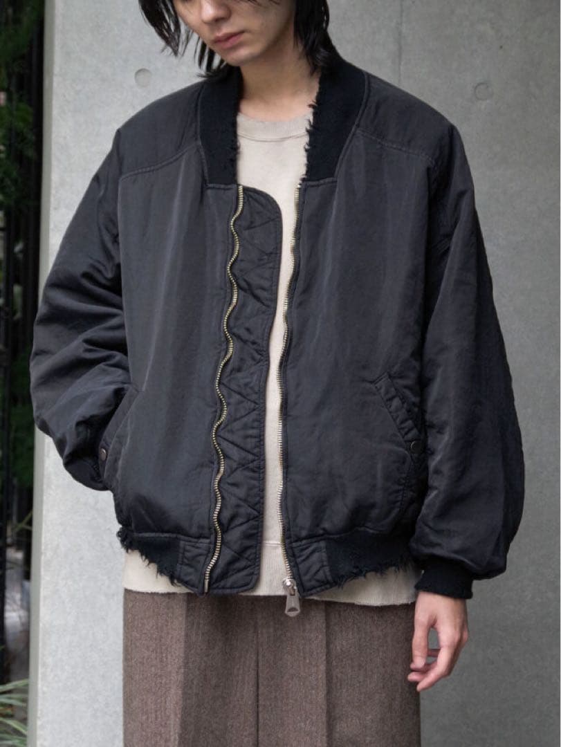 ジャケット・アウター ANCELLM 25AW FADED BOMBER JACKET