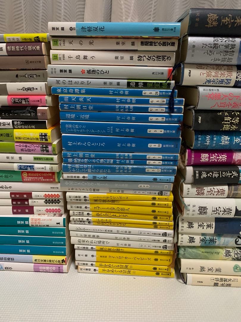 司馬遼太郎　葉室麟　村上春樹　128冊