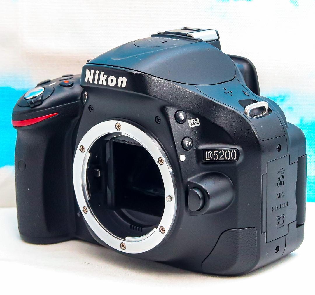 ニコン Nikon D5200⭐️スマホに転送⭐️超高画質⭐️動画OK⭐️