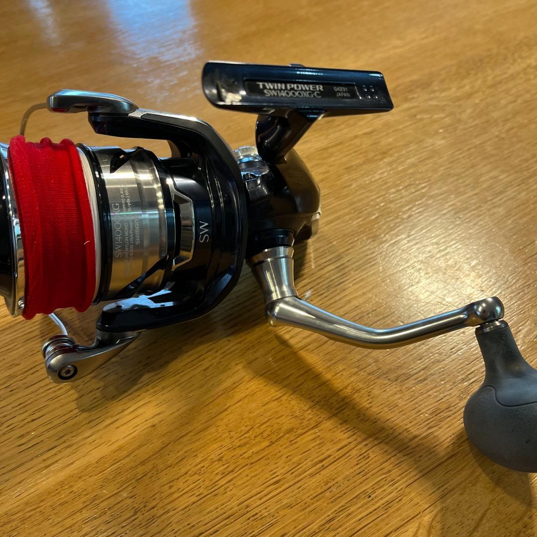 TWIN POWER SW14000XG スピニングリール 予備スプール付き