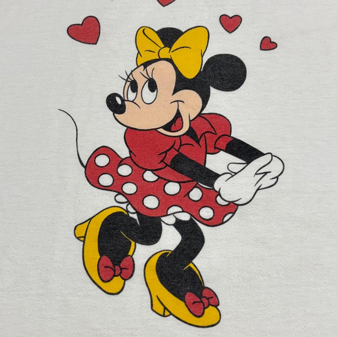 80s レア MINNIE ミニー ヴィンテージ TシャツDISNEY ミッキー