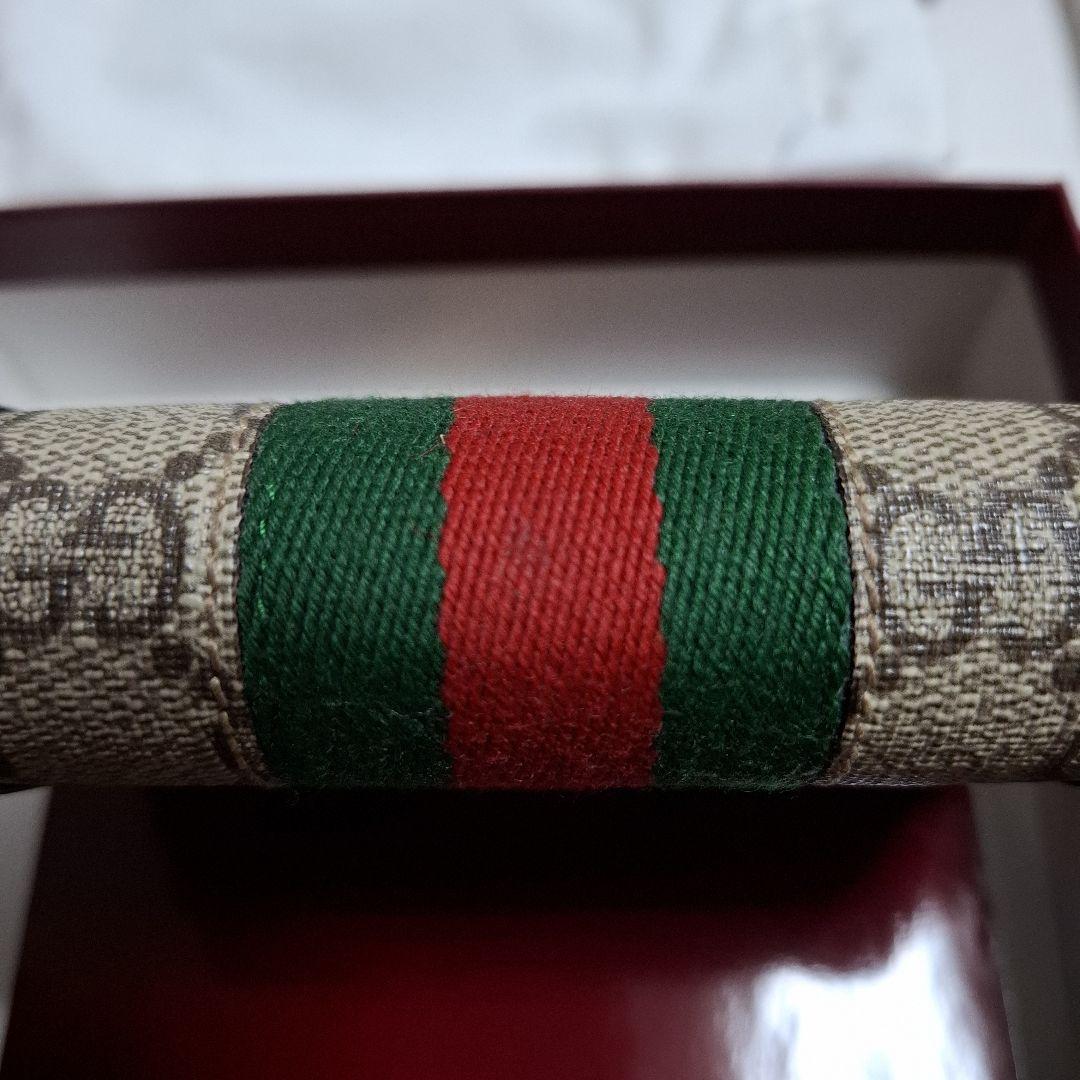 【美品】GUCCI オフィディア　二つ折り財布 GGパターン