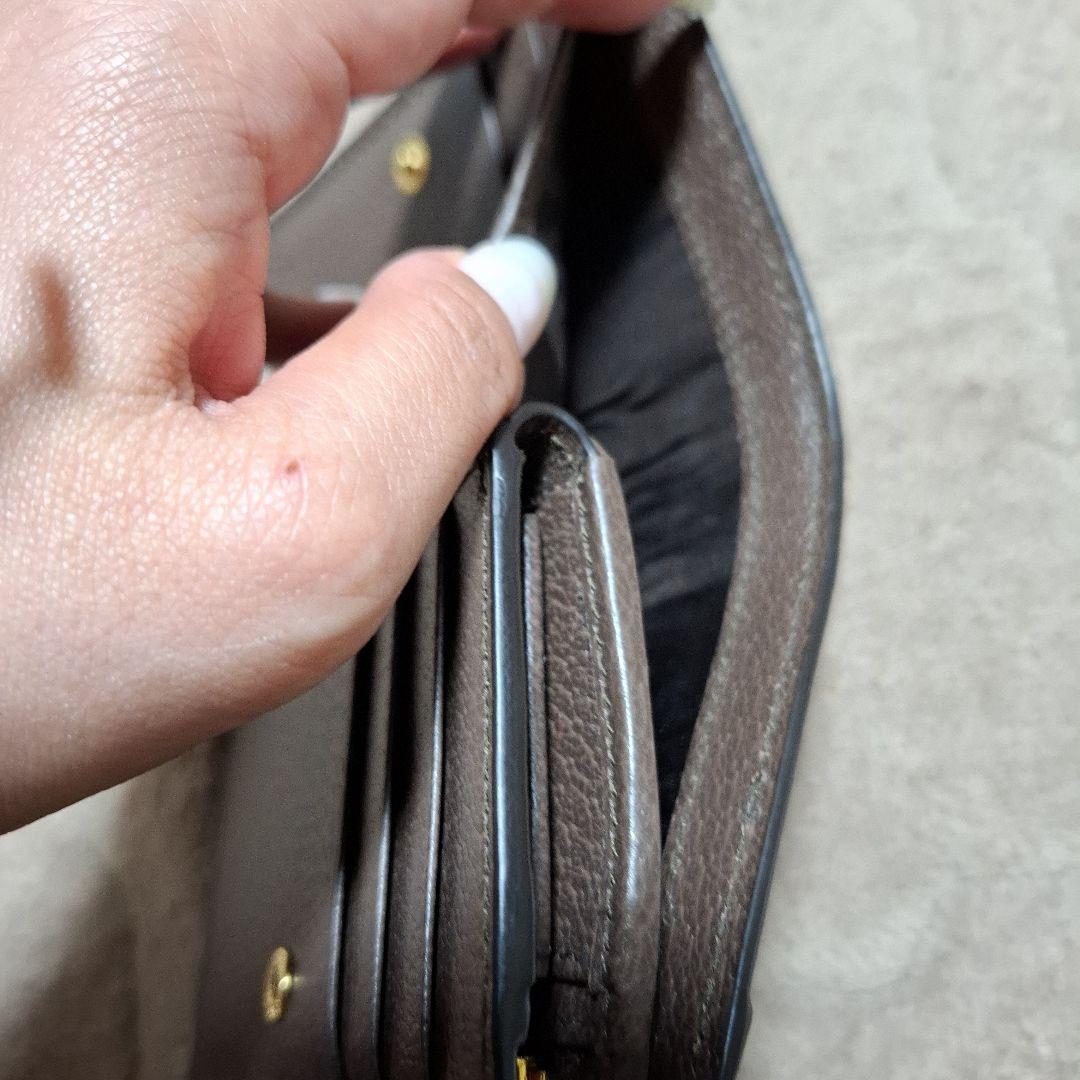 【美品】GUCCI オフィディア　二つ折り財布 GGパターン