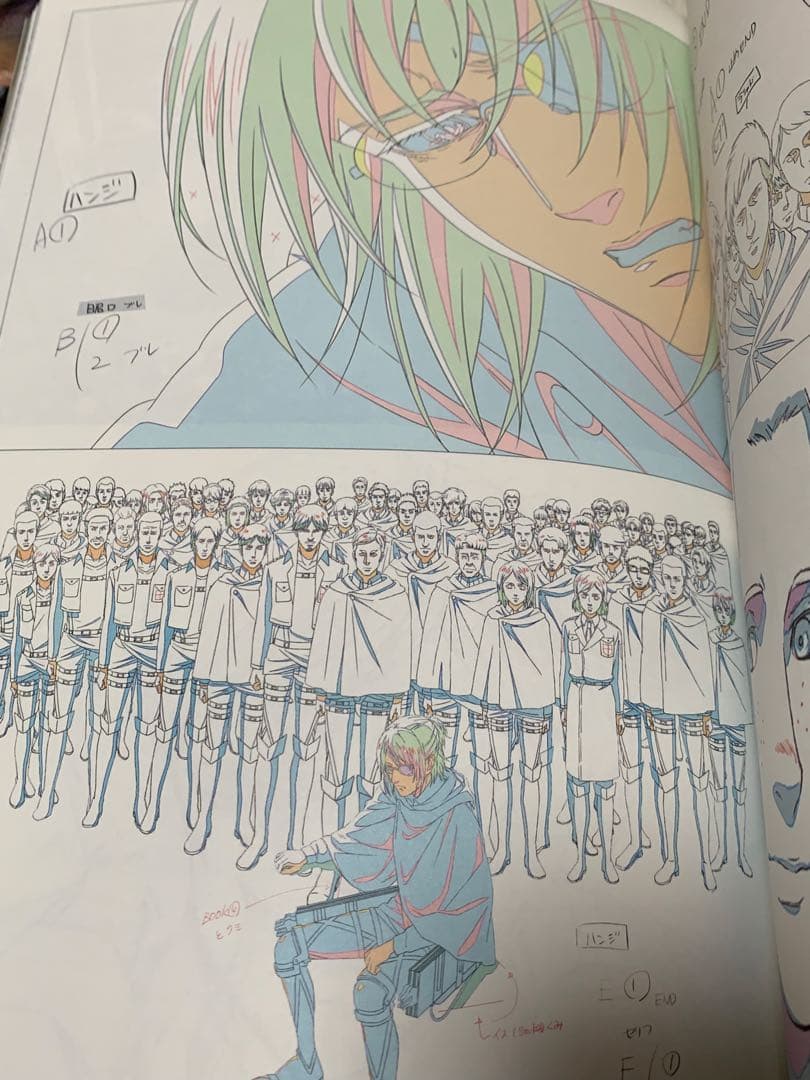 進撃の巨人 KEY animation BOOKセット 原画集