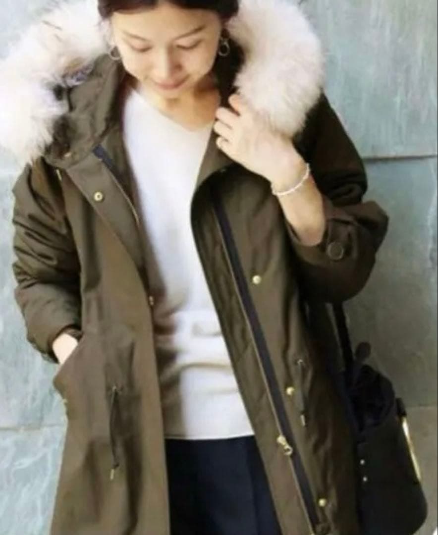 美品✨IENA VETEMENTS ファー付きモッズコート 38