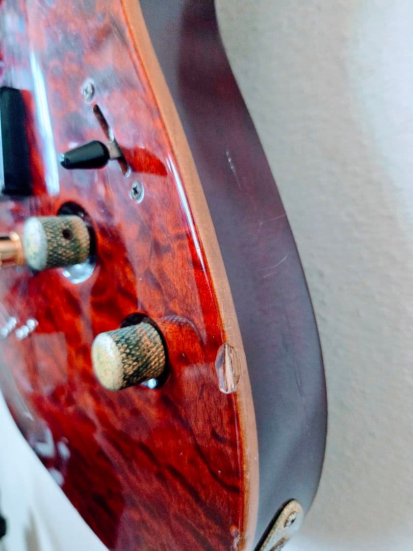 SCHECTER C-1 Classic Amber Gold スルーネック