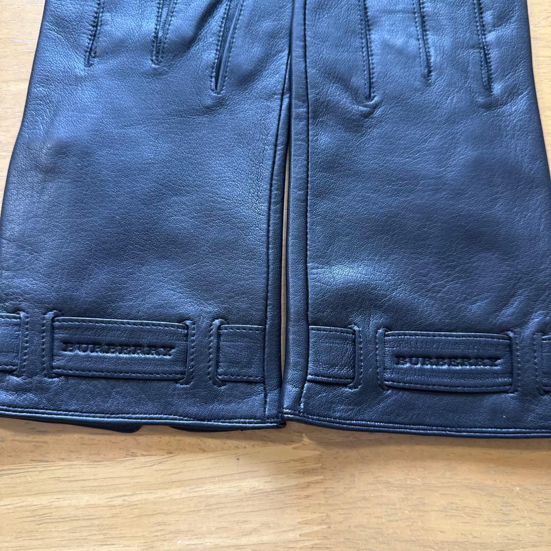 バーバリーBurberry 皮革手袋　美品送料込み