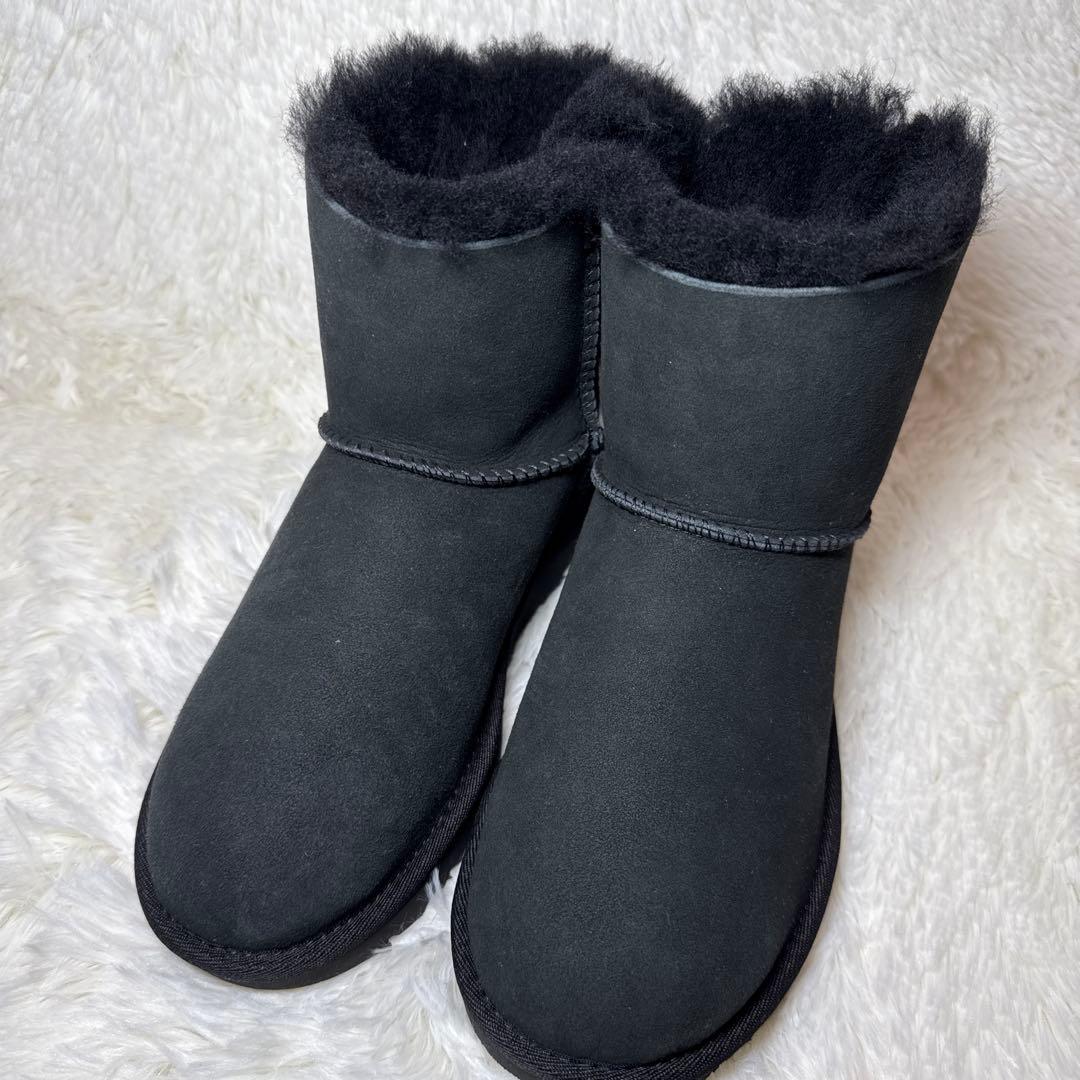 ugg ムートンブーツ 23 リボン