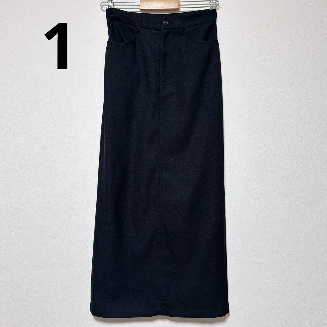 CLANE STRAIGHT LONG SKIRT 1 ロングスカート
