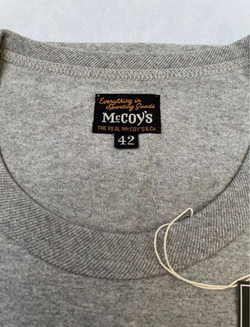 リアルマッコイズ 半袖Tシャツ グレー　　XL