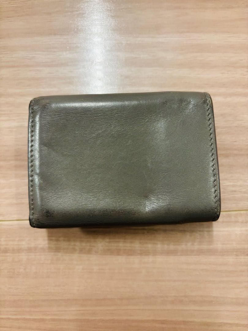 SAINT LAURENT グレー 三つ折り財布
