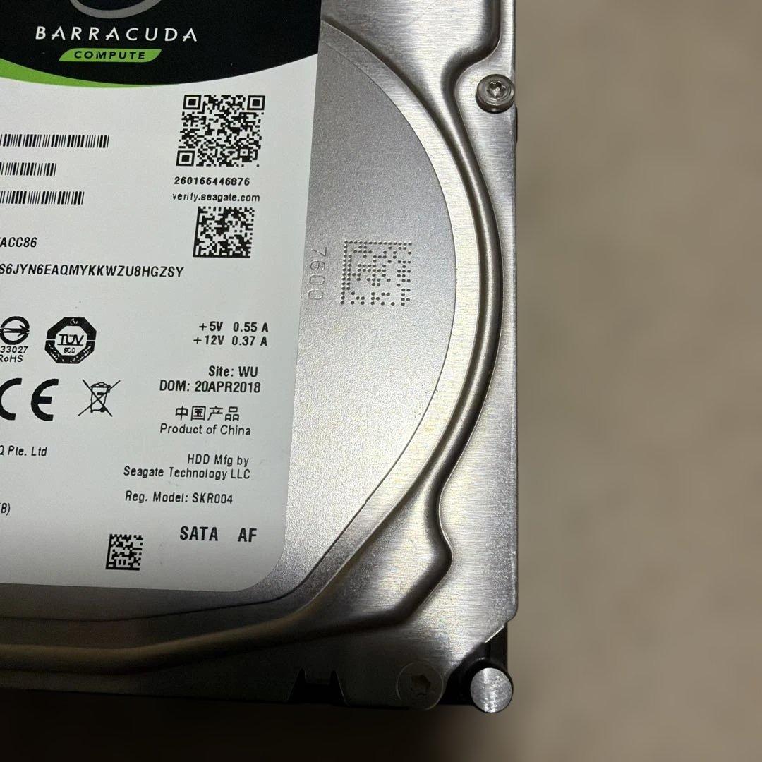 Seagate Barracuda 6TB 内蔵型ハードディスクドライブ