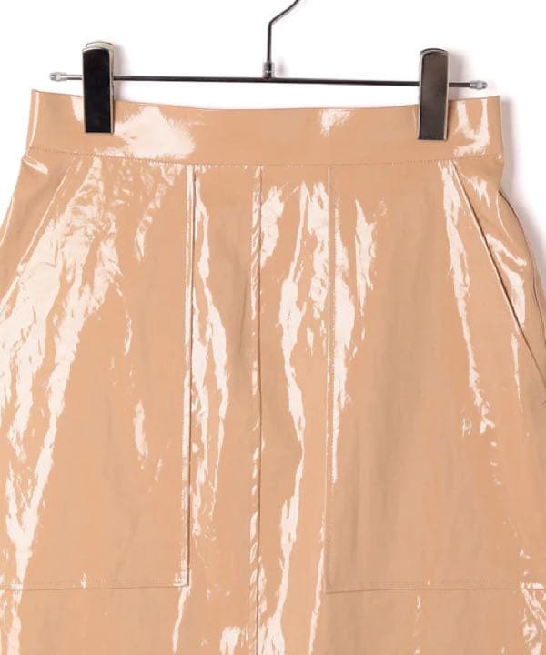 【定価23,100】ADAM ET ROPÉ FEMME ラミネートスカート