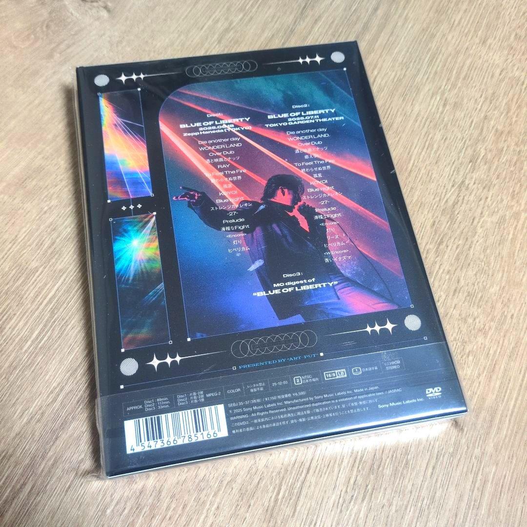 京本大我「BLUE OF LIBERTY」〈初回盤（3DVD）〉