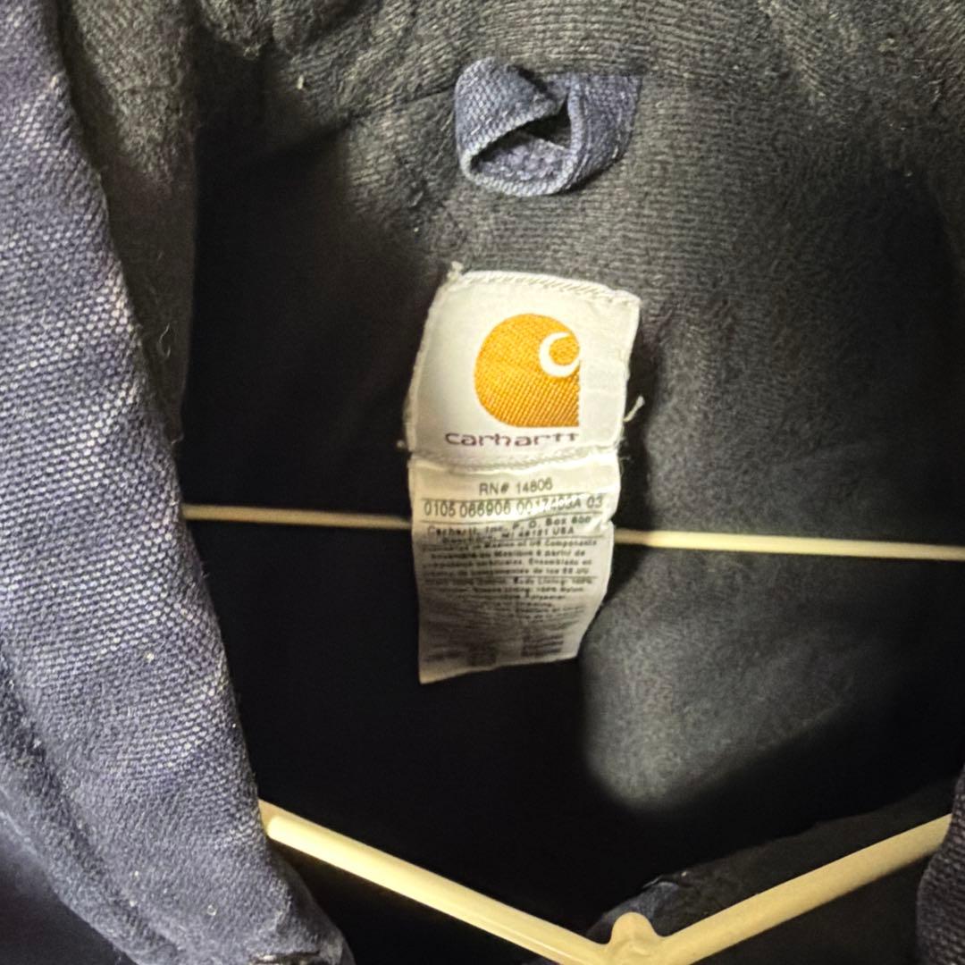 【レア色】Carhartt J130 アクティブジャケット ネイビー メキシコ製