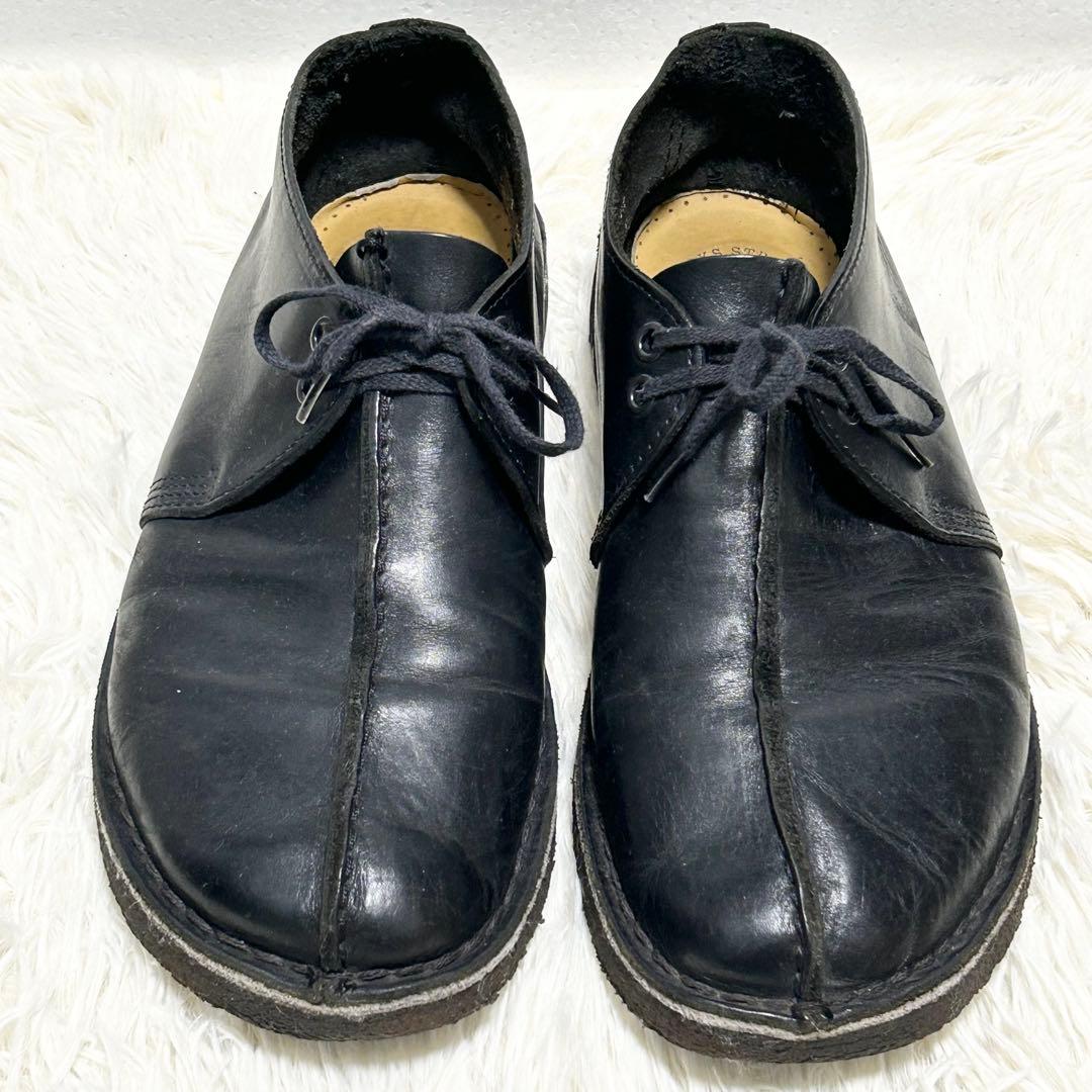 ✨良品✨Clarks クラークス デザートトレック ブラック レザー 27.5㎝