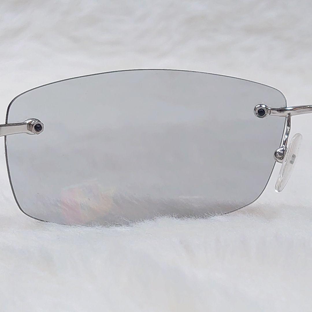 ✨美品✨GUCCI GG 1775/S サングラス リムレス GGロゴ グレー