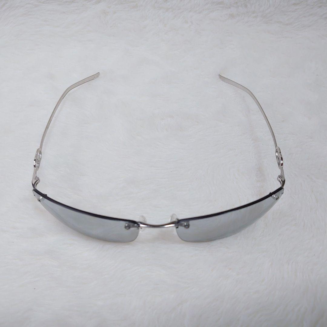✨美品✨GUCCI GG 1775/S サングラス リムレス GGロゴ グレー
