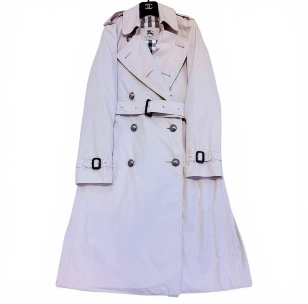 メタルボタンが美しい♪BURBERRY LONDON トレンチコート レディース
