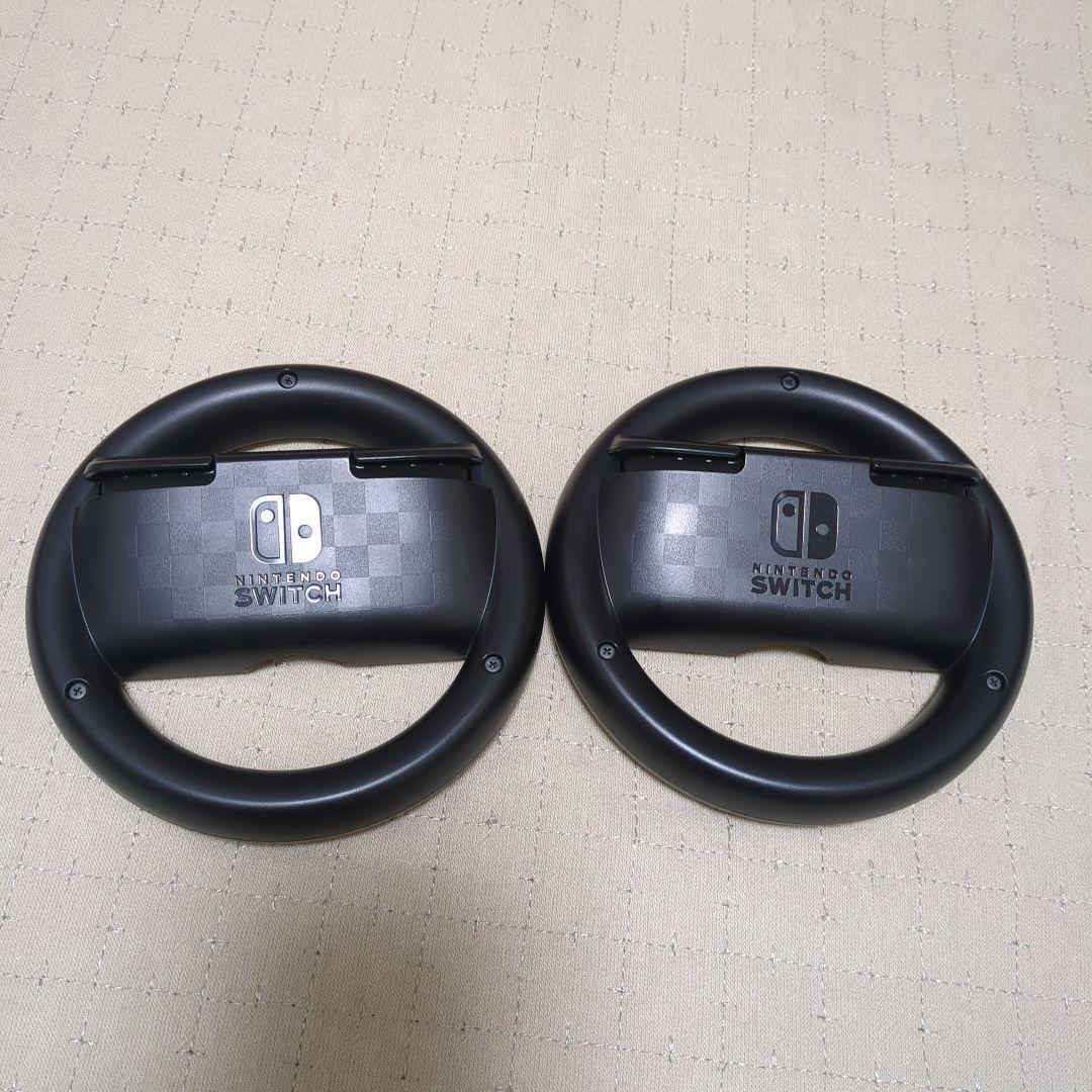 ニンテンドースイッチ本体　純正ハンドル2個　ソフト1本セット
