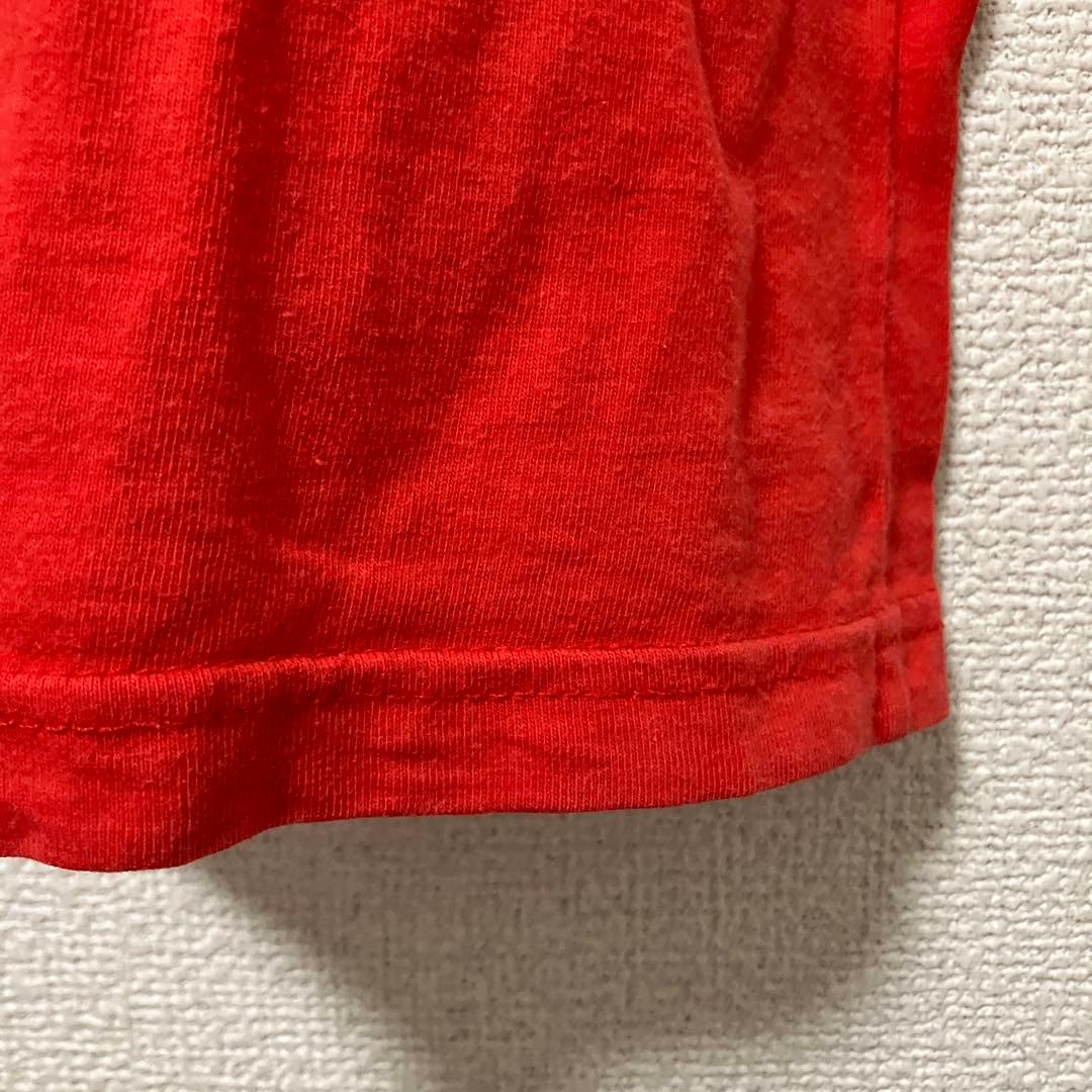 赤青タグ　オールド　Stussy ウィングスカル Tシャツ Lサイズ レッド