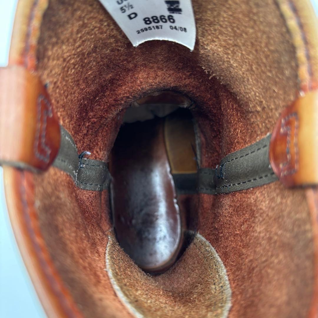 REDWING レッドウィング 8866 レザー ペコスブーツ 約23.5㎝