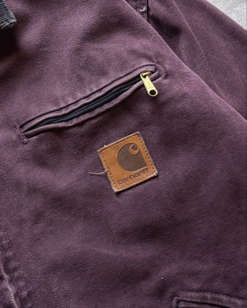 【レアカラー】 90s Carhartt デトロイトジャケット USA製 BRG
