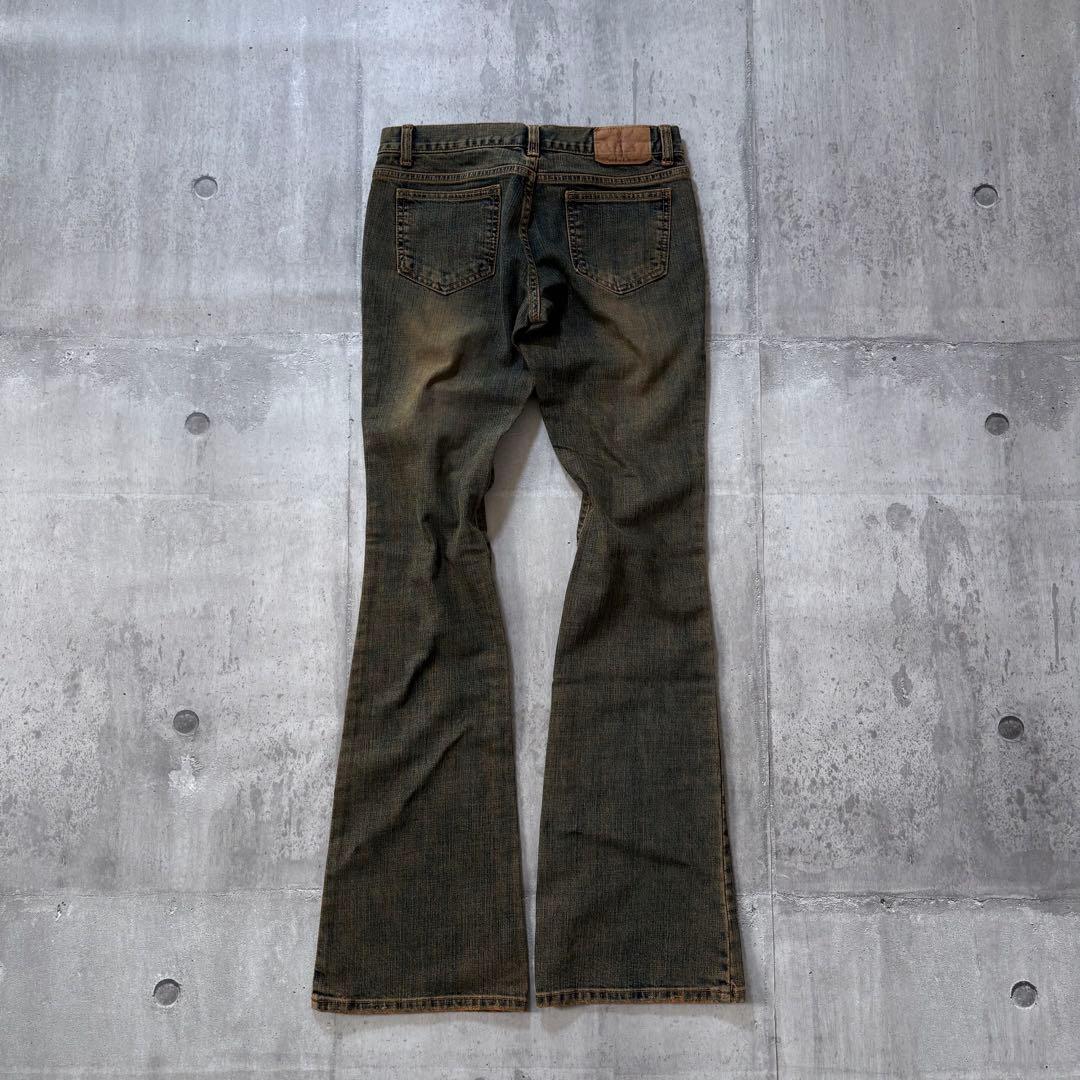 パンツ Dead stock 00s archive flare denim y2k