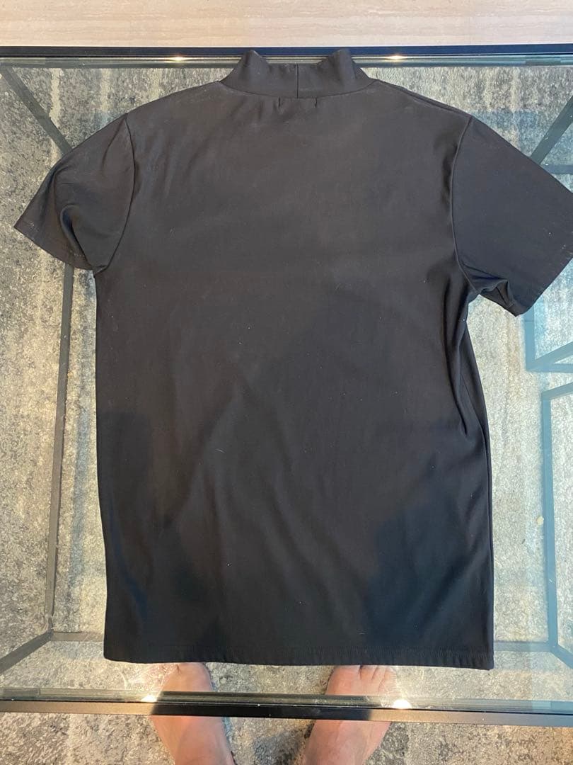 レザレクションメンズ半袖モックネックシャツ