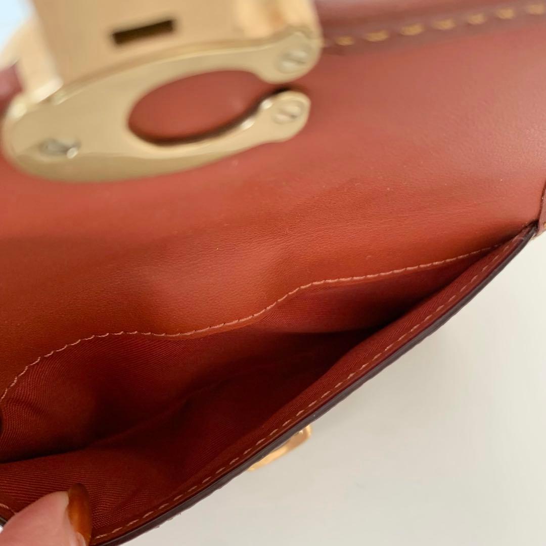 【COACH】コーチ　ストゥディオ ミディアム ウォレット 二つ折り財布　茶色