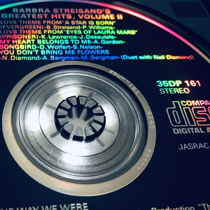 CSR’84年　旧規格35DP-161　バーブラ・ストライザンド　ヒッツ2
