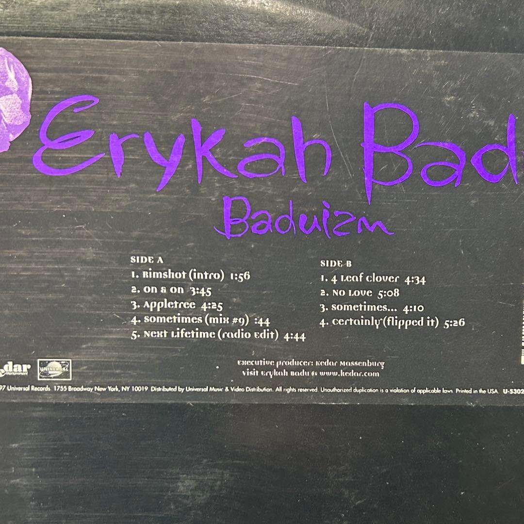 Erykah Badu Baduizm アナログレコード