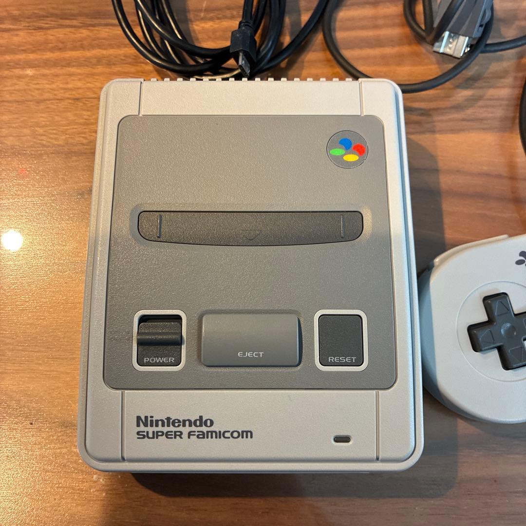 【特価】スーパーファミコン クラシックミニ 本体+USB・コントローラー2個