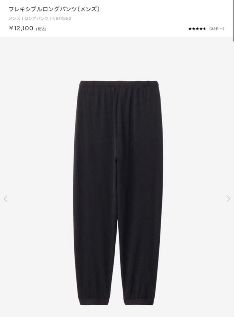 【試着品】THE NORTH FACE フレキシブルロングパンツ XL ネイビー