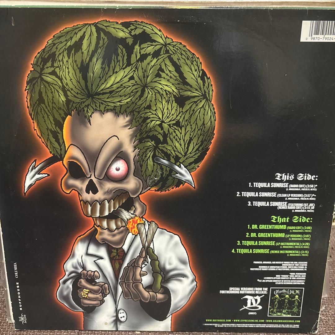 Cypress Hill Tequila Sunrise レコード