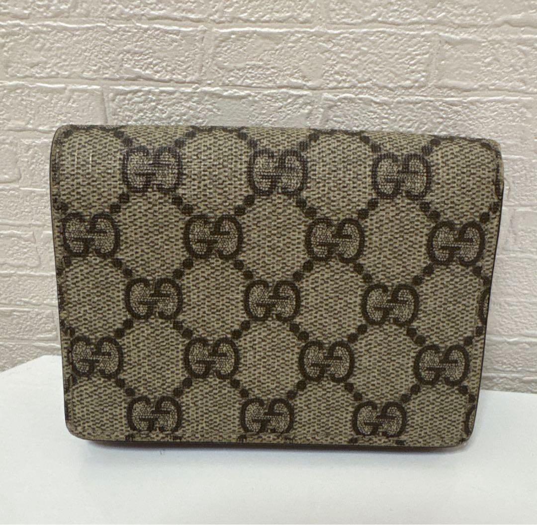 【美品】GUCCI チェリー装飾 二つ折り財布