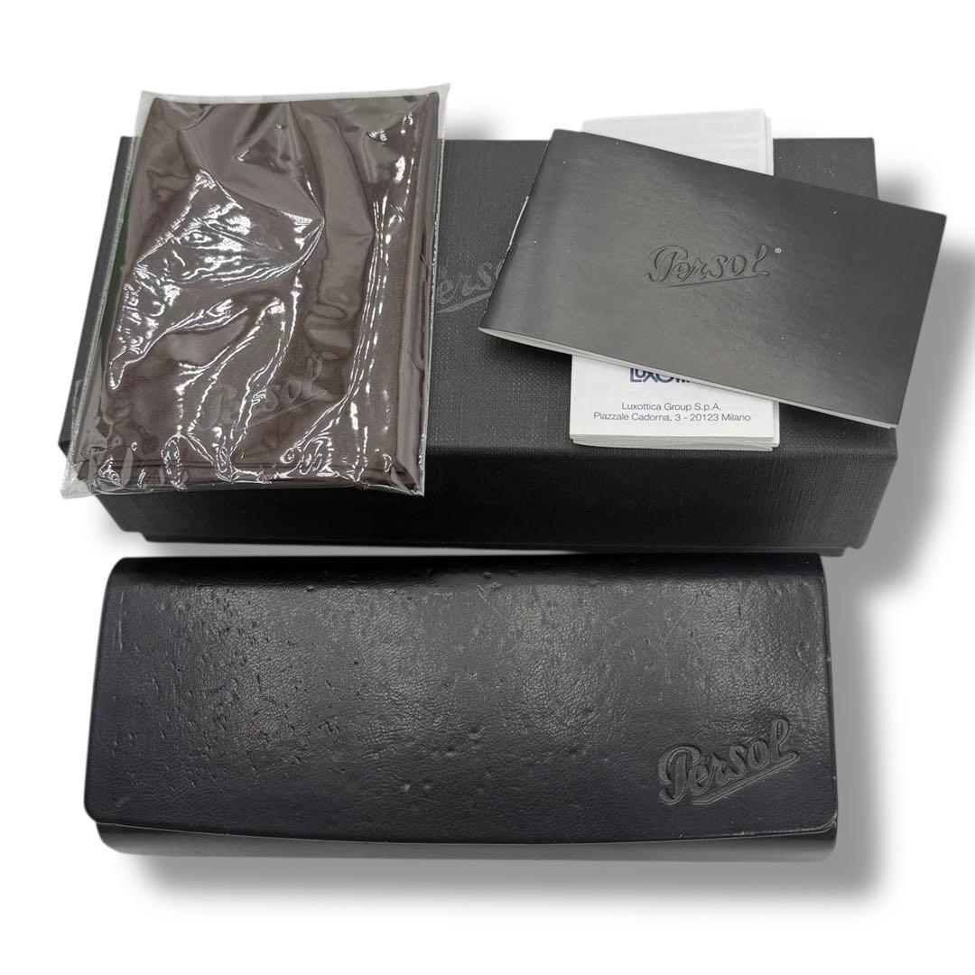 人気 Persol ペルソール サングラス メガネ 眼鏡 カラー べっ甲 649